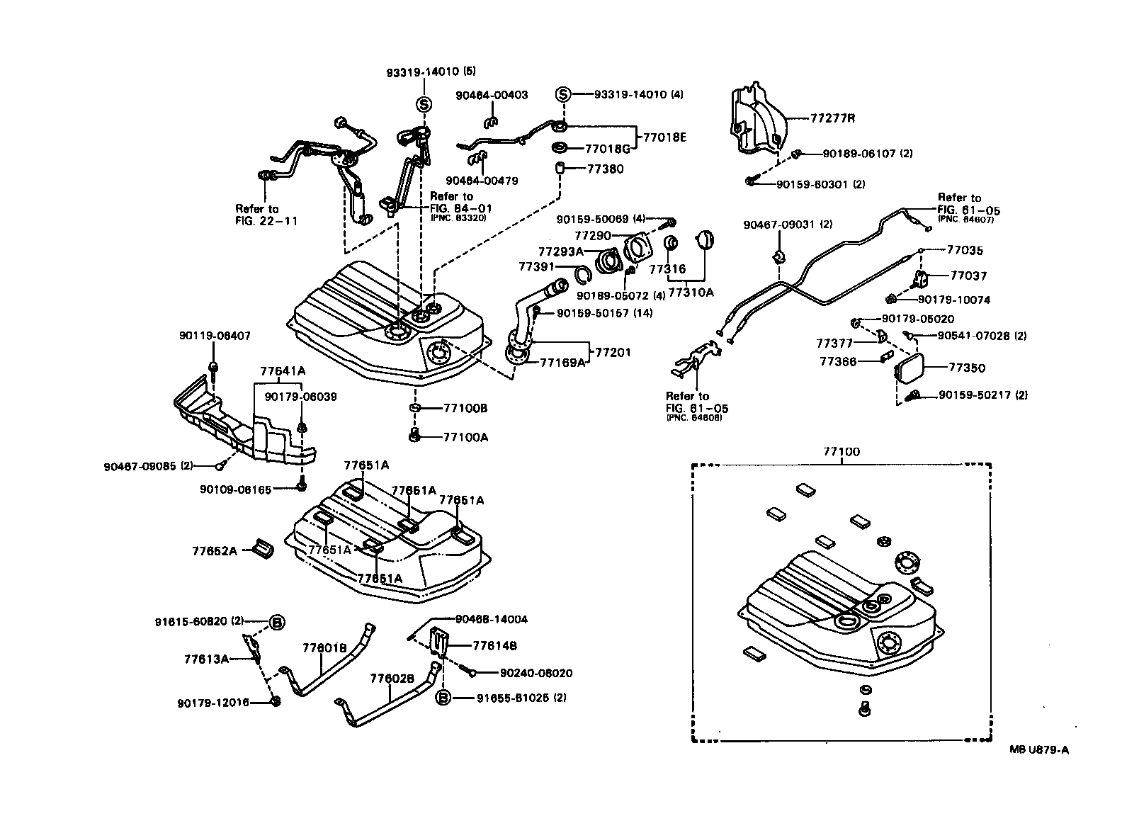 77001-39265 TANK ASSY, FUEL product image