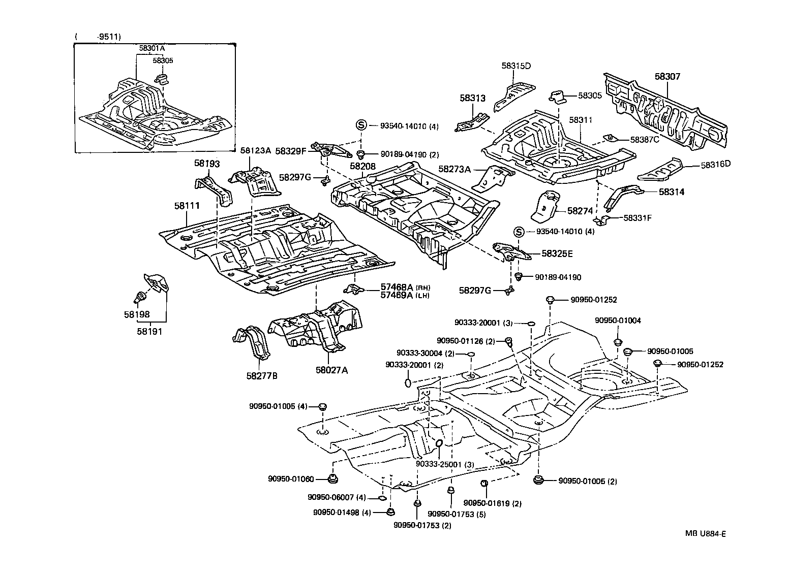 58111-10150 PAN, FRONT FLOOR product image