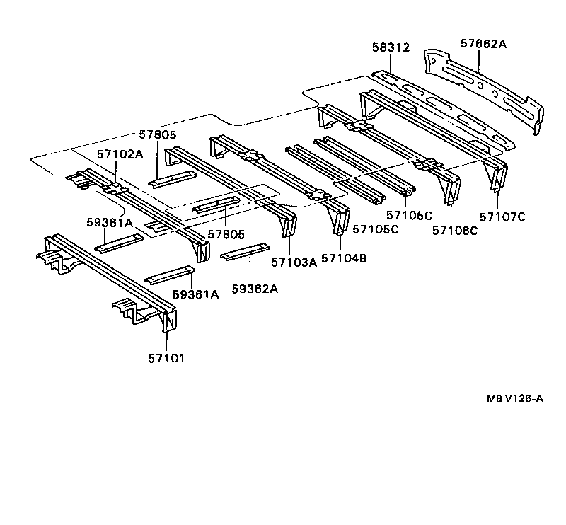 58022-92618 PANEL SUB-ASSY, HEADER product image