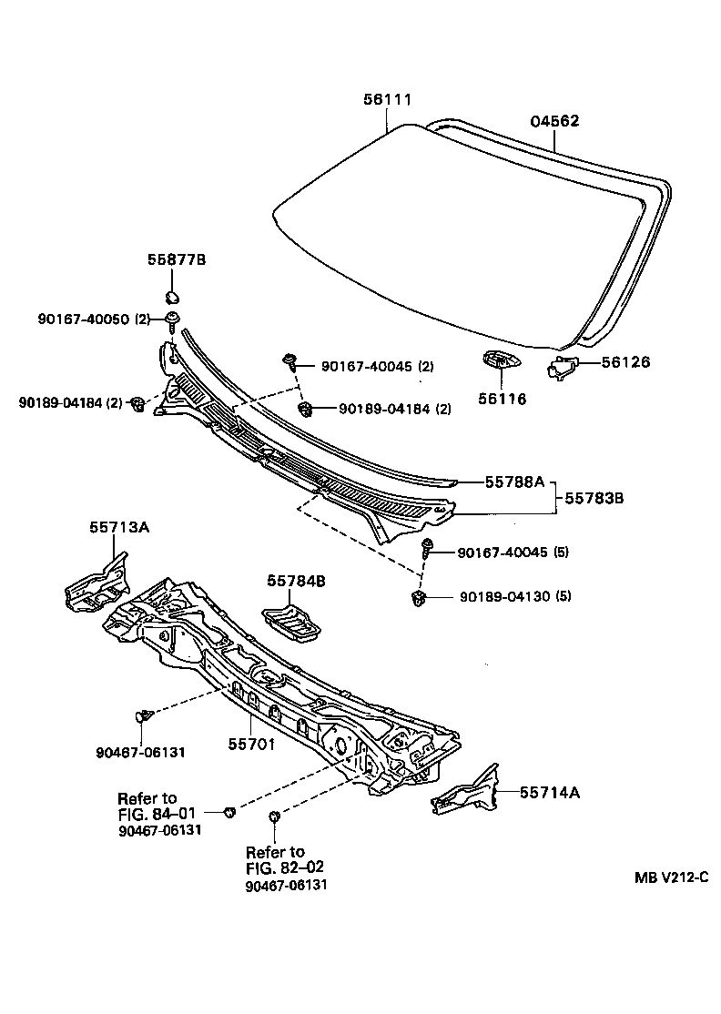 55700-16191 PANEL SUB-ASSY, COWL product image