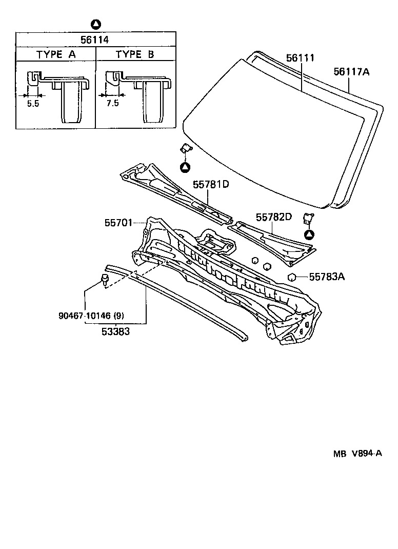 55700-30671 PANEL SUB-ASSY, COWL product image