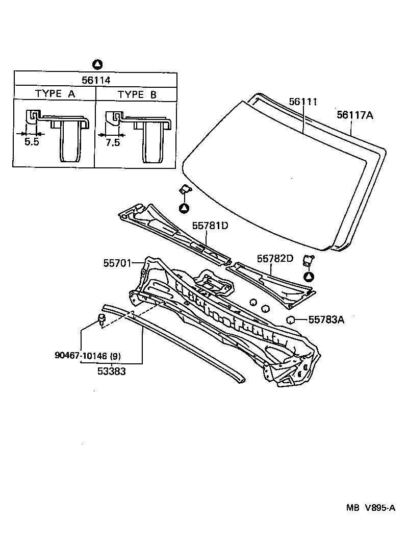 55700-30342 PANEL SUB-ASSY, COWL product image