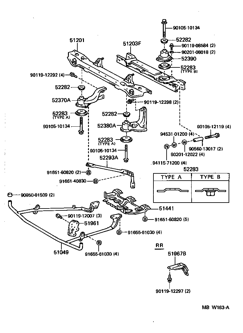51095-28030 HOOK, TRANSPORT, REAR RH product image