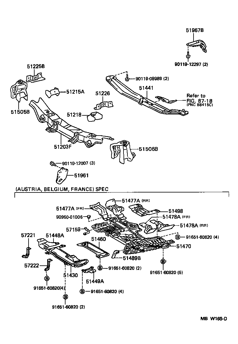 51095-28020 HOOK, TRANSPORT, REAR RH product image