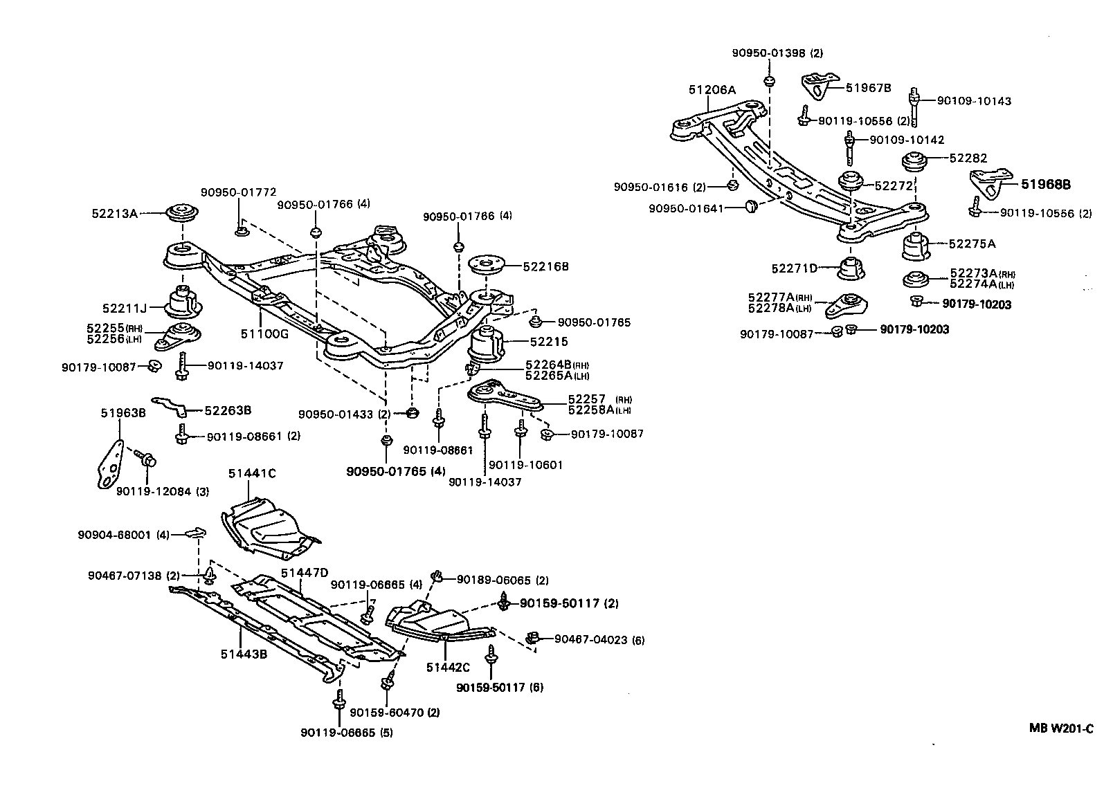 51100-06010 FRAME ASSY, FRONT product image