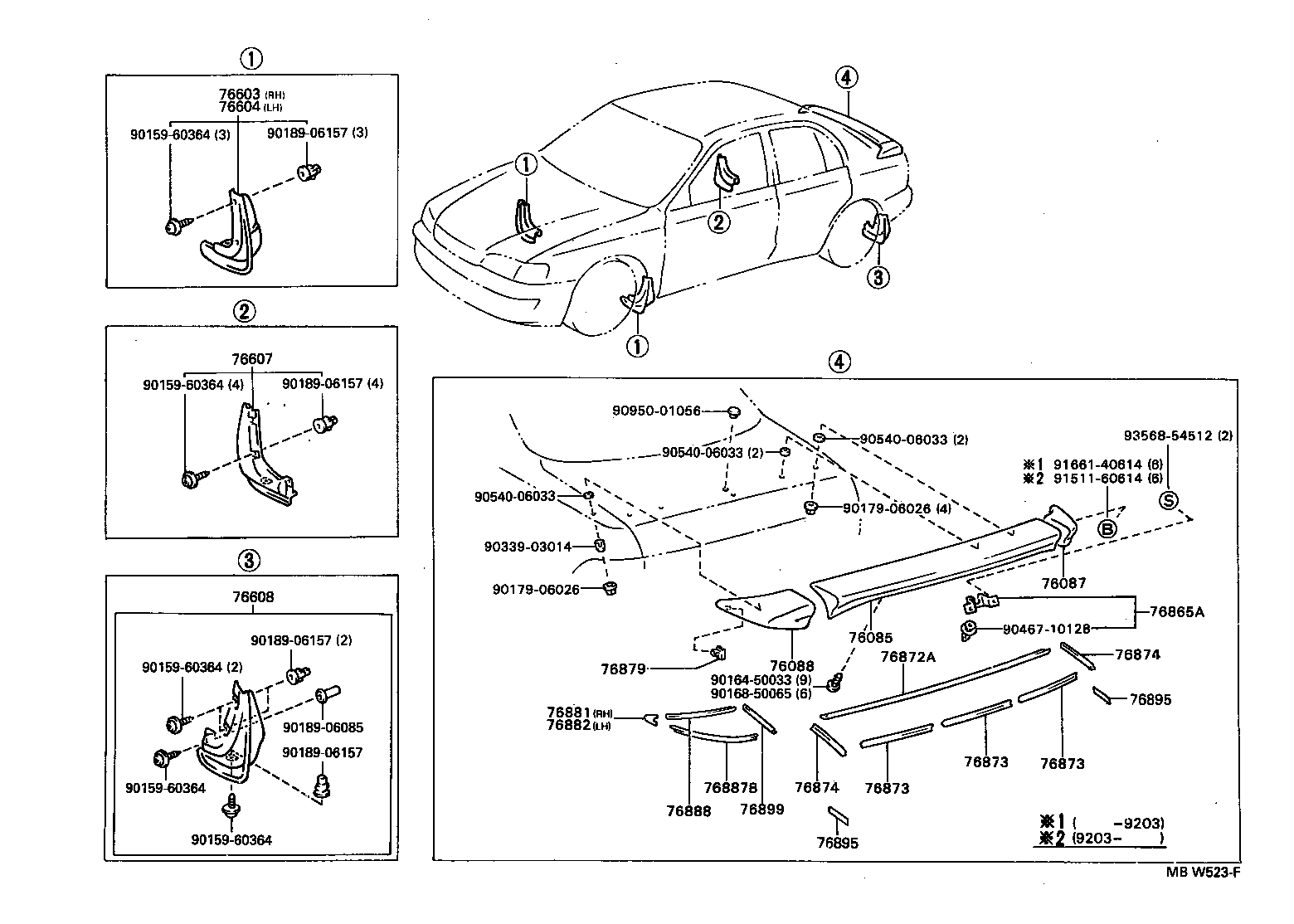 76085-20910 SPOILER SUB-ASSY, REAR product image