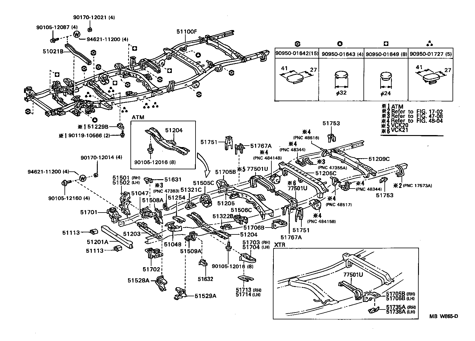 51021-34010 CROSSMEMBER SUB-ASSY, FRAME AUXILIARY product image