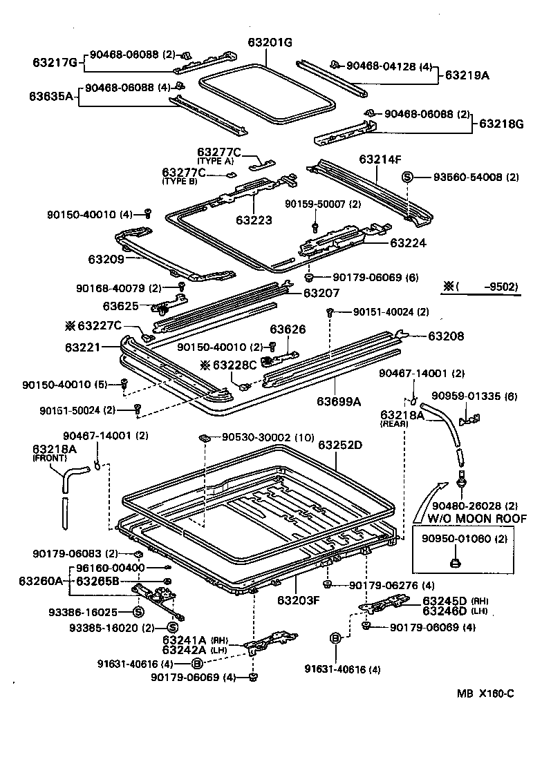 63111-22906 PANEL, ROOF product image