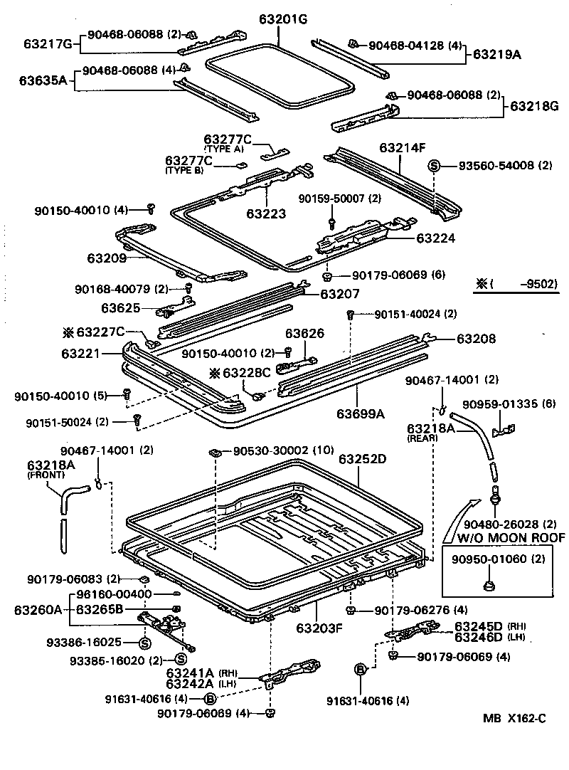 63111-22905 PANEL, ROOF product image
