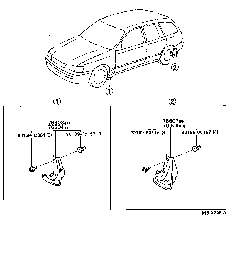 76085-05901 SPOILER SUB-ASSY, REAR product image