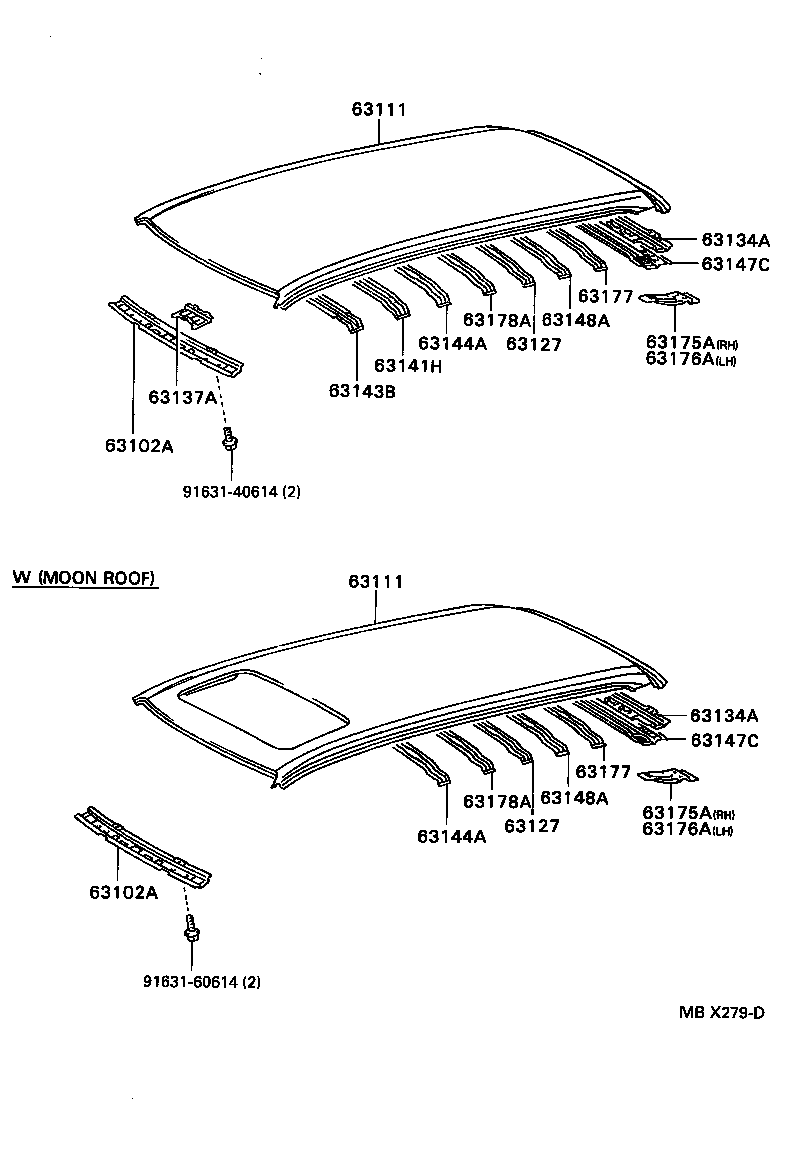 63014-21020 PANEL, ROOF product image