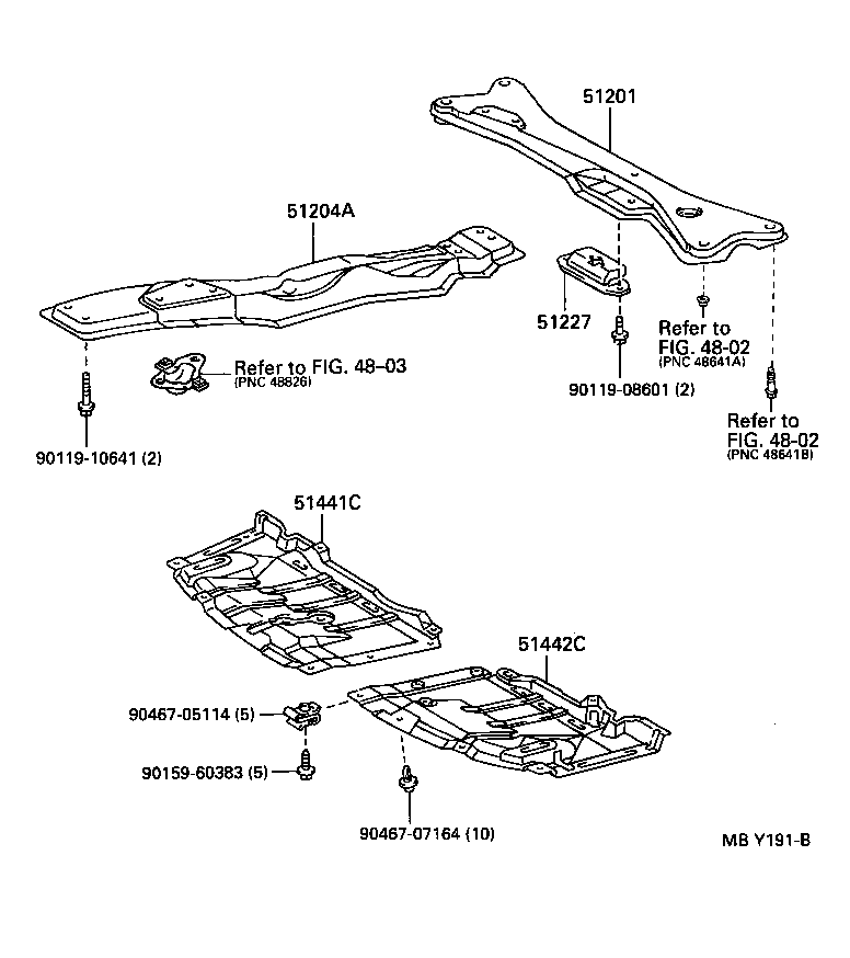 51206-32060 MEMBER SUB-ASSY, REAR SUSPENSION product image
