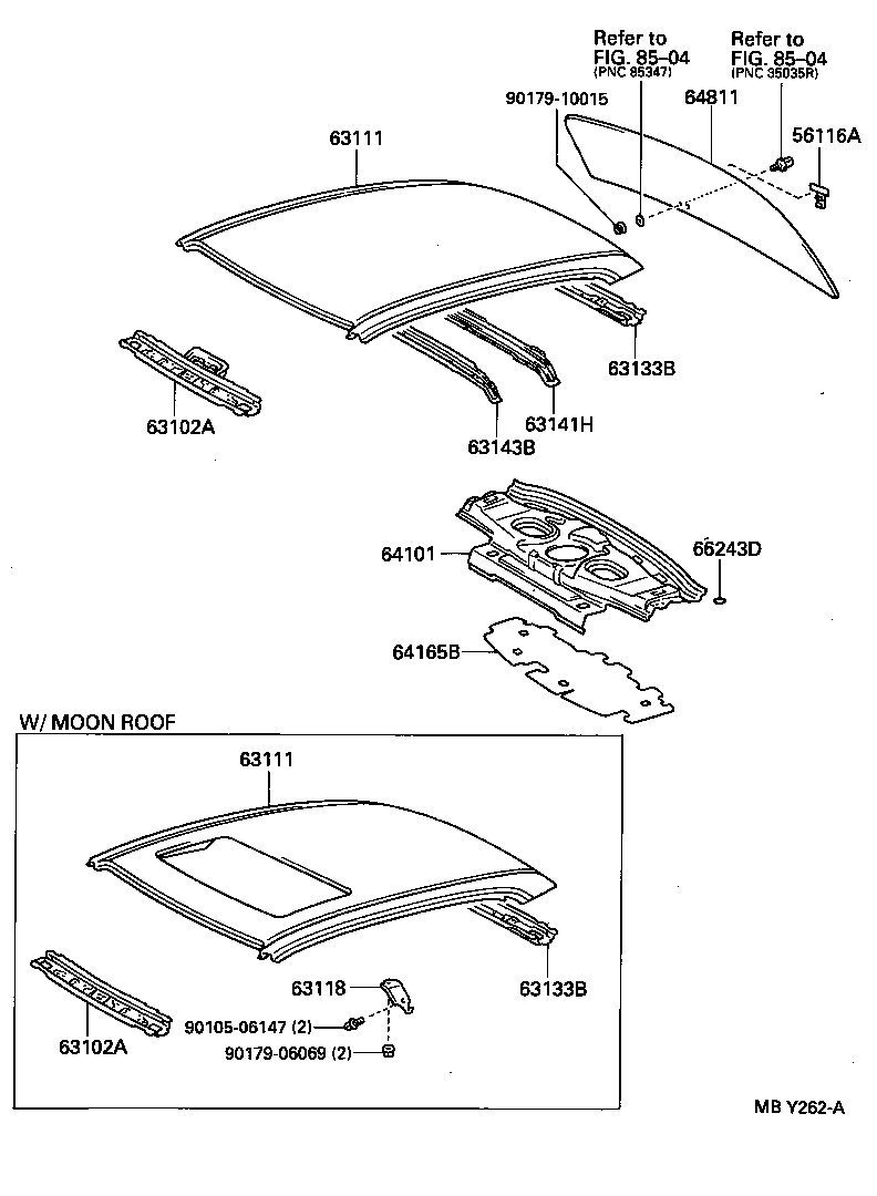 63133-32060 FRAME, BACK WINDOW product image
