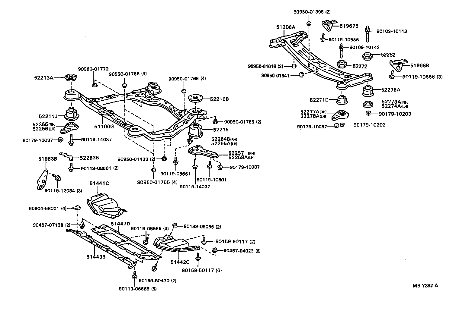 51441-33020 COVER, ENGINE UNDER, RH product image