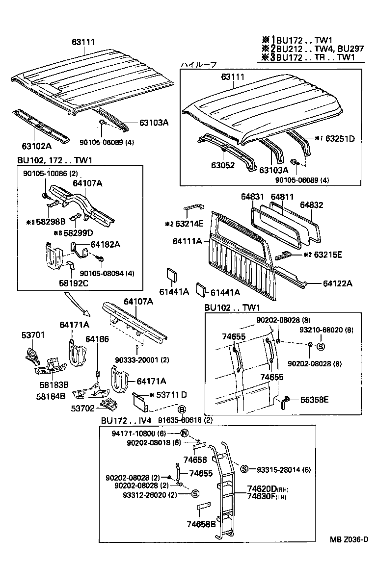 63102-37010 PANEL SUB-ASSY, WINDSHIELD HEADER product image