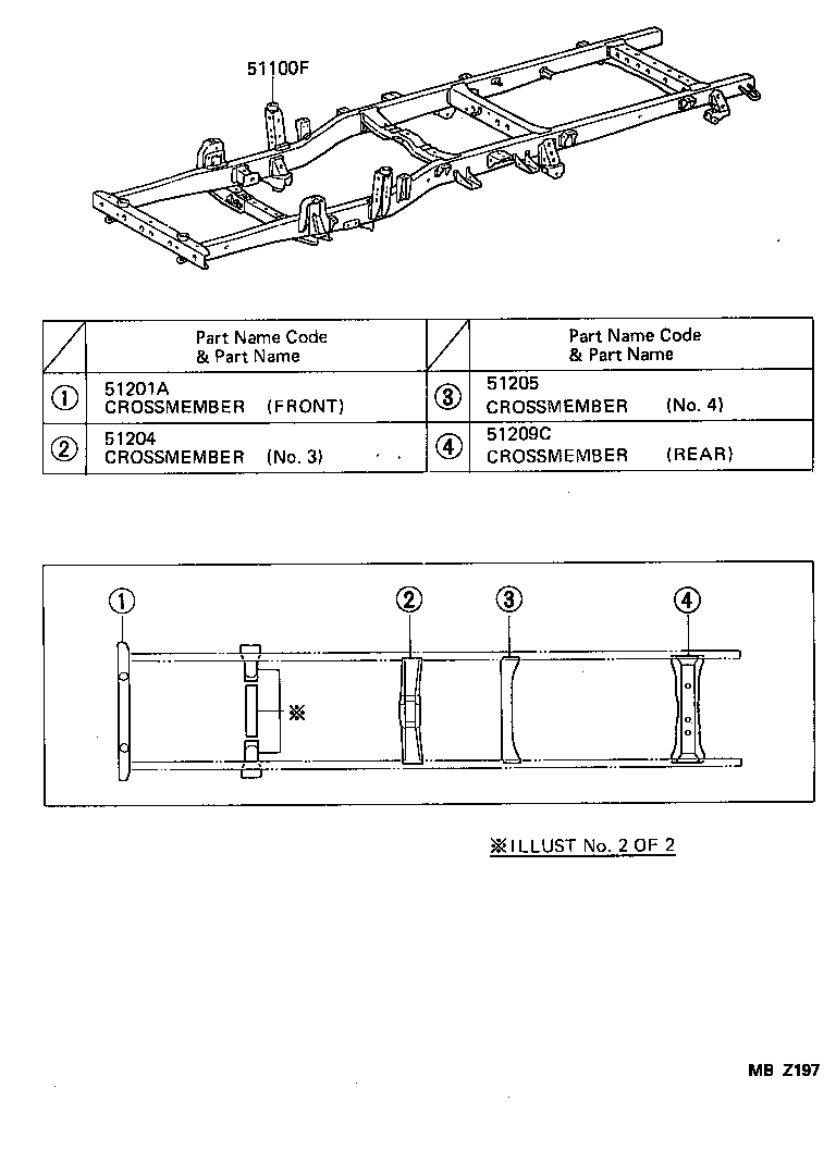 51001-26561 FRAME SUB-ASSY product image