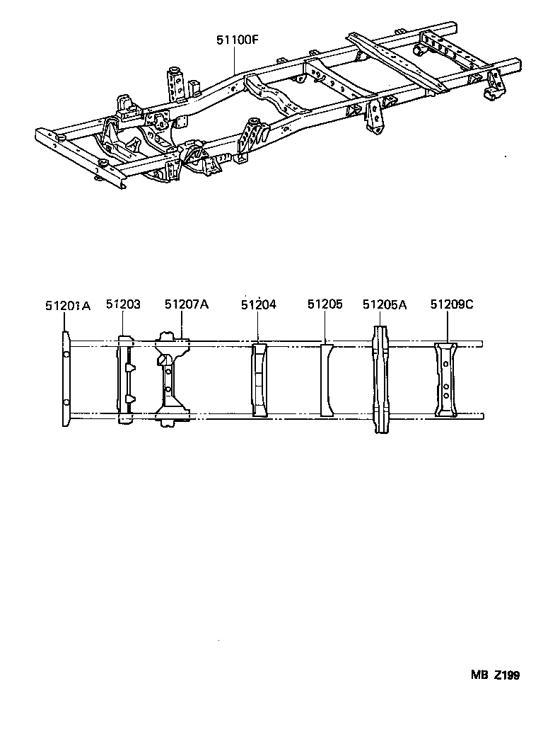 51001-26561 FRAME SUB-ASSY product image