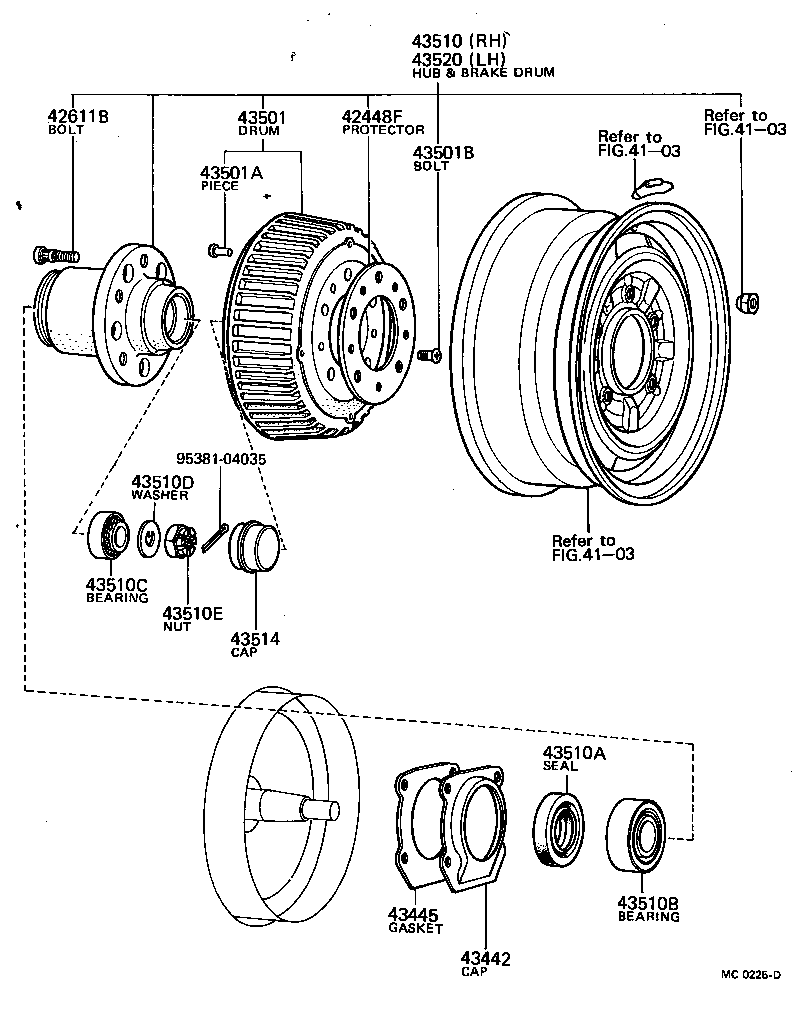 90171-19026 NUT (FOR STEERING KNUCKLE) product image
