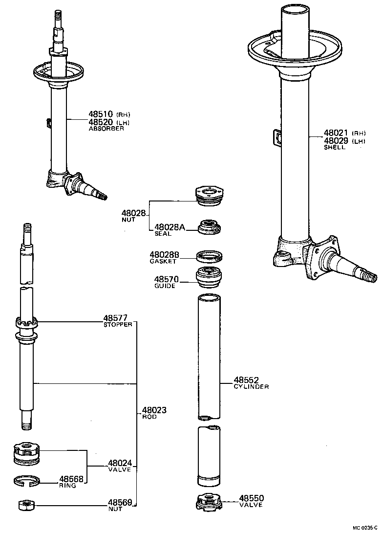 48684-10010 COVER, BEARING DUST product image