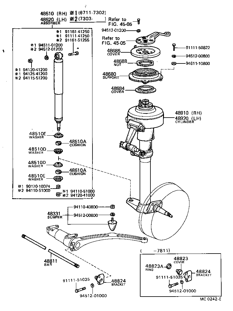 48684-40010 COVER, BEARING DUST product image