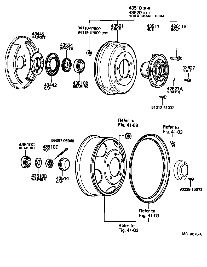 90942-02007 BOLT, HUB (FOR FRONT AXLE) product image