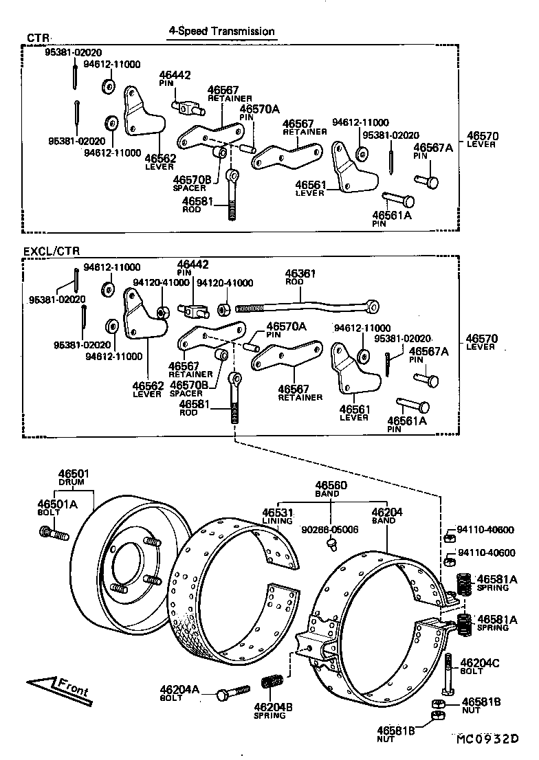 90114-12002 BOLT, SERRATION(FOR PARKING BRAKE DRUM) product image