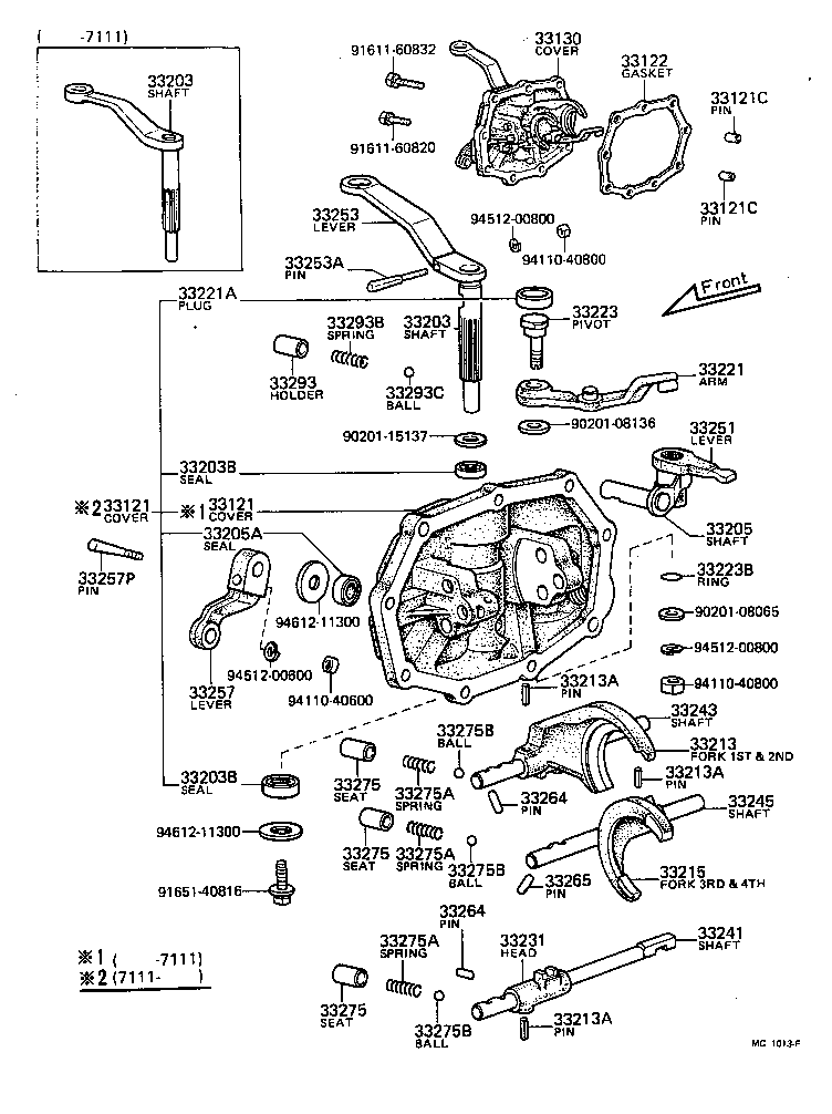 33275-10010 SEAT, SHIFT DETENT BALL SPRING, NO.1 product image