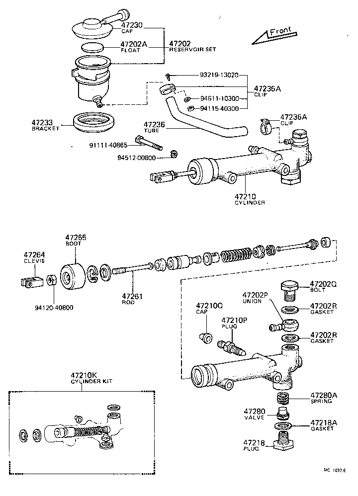 47547-30020 PLUG, BLEEDER(FOR BRAKE MASTER CYLINDER) product image