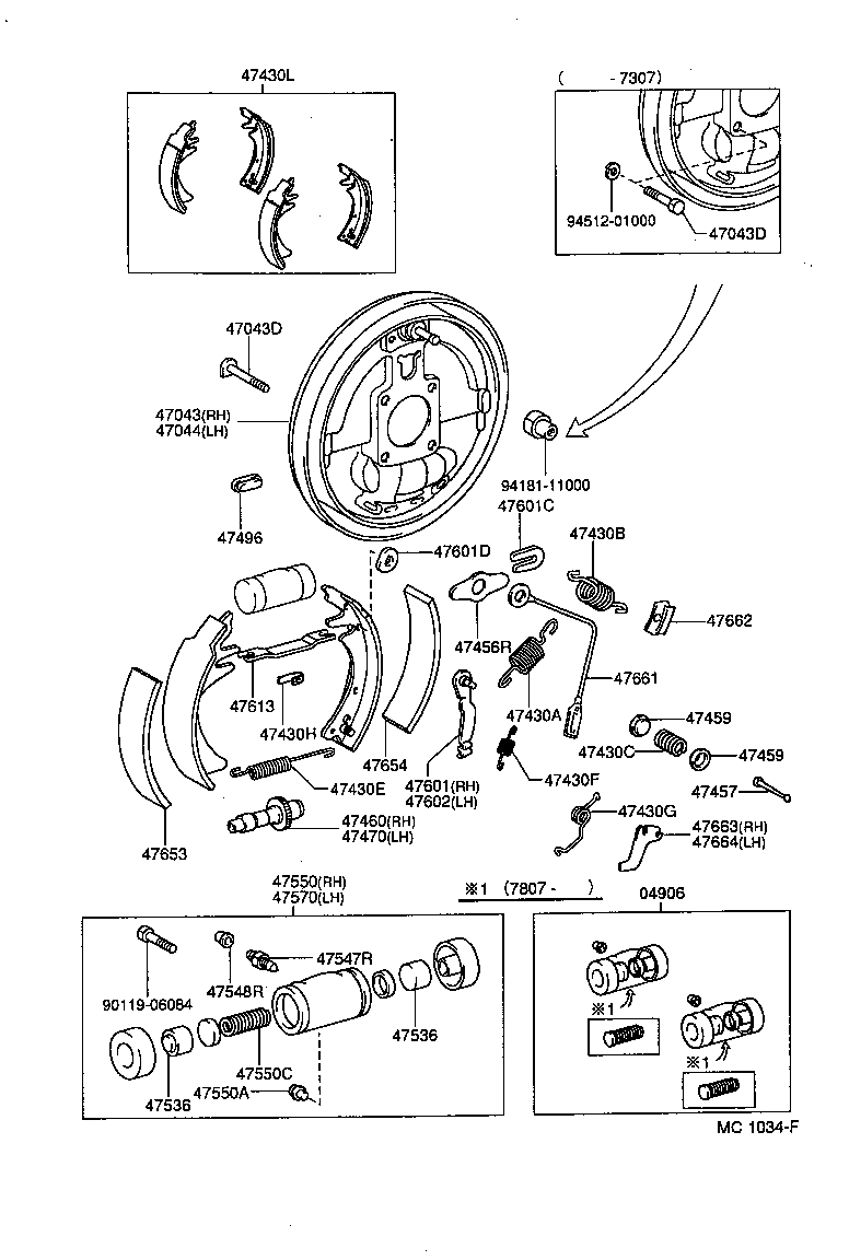47449-20011 CUP, SHOE HOLD DOWN SPRING(FOR REAR BRAKE) product image