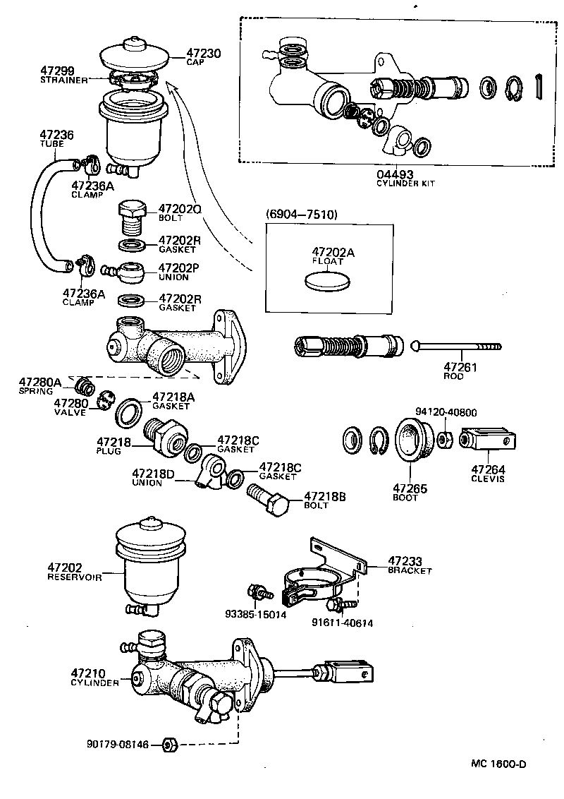 90405-10073 UNION(FOR FLUID OUTLET REAR SIDE) product image