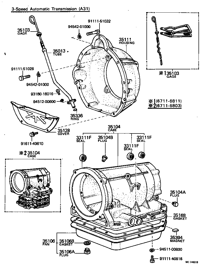 35002-40010 GAGE SUB-ASSY, TRANSMISSION OIL LEVEL product image
