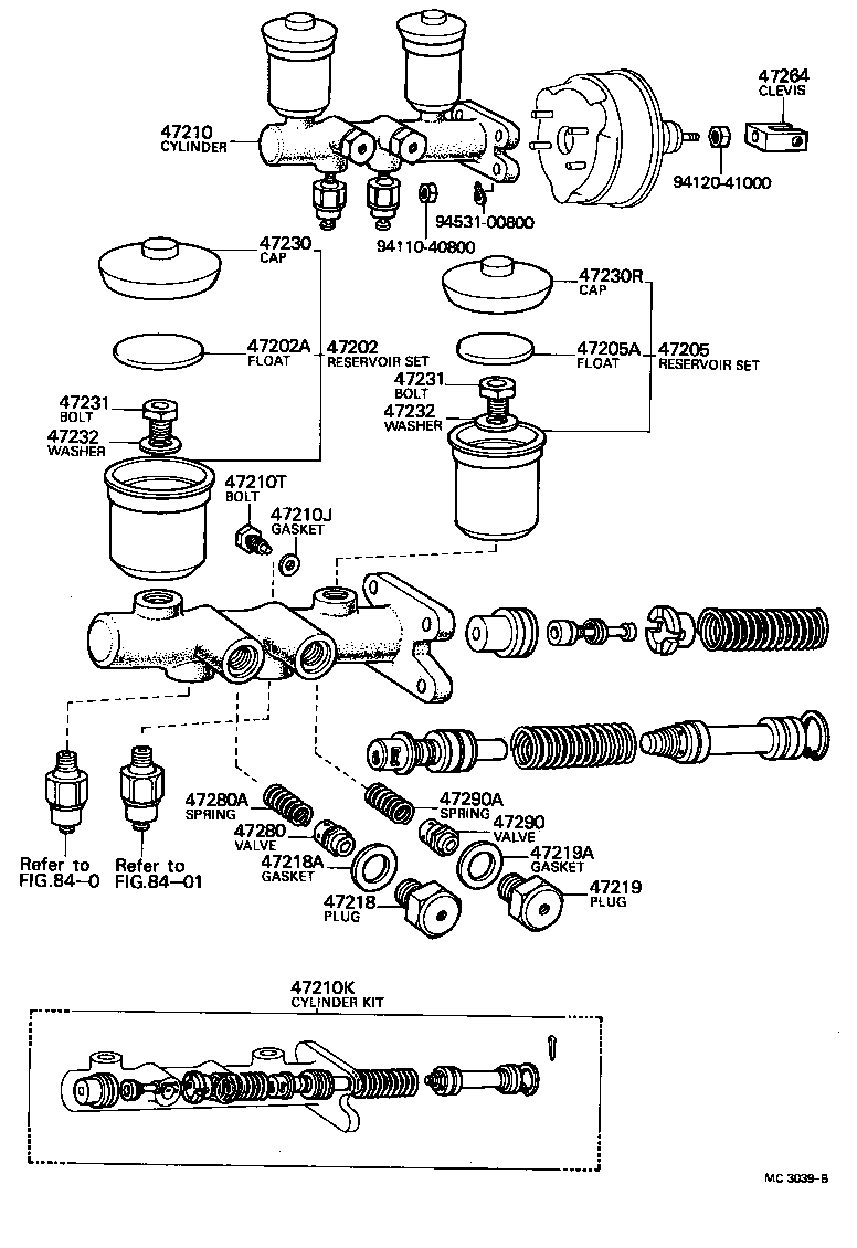 47547-40010 PLUG, BLEEDER(FOR BRAKE MASTER CYLINDER) product image