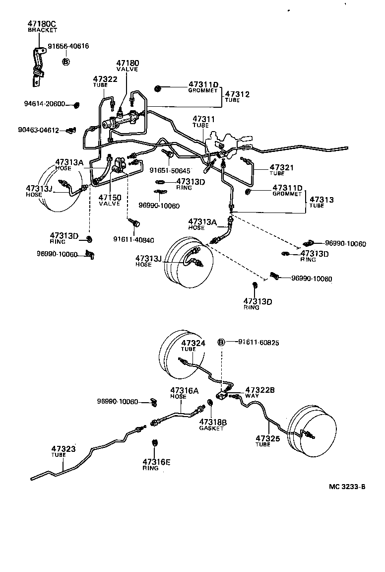 90430-10027 GASKET(FOR REAR RH BRAKE TUBE) product image