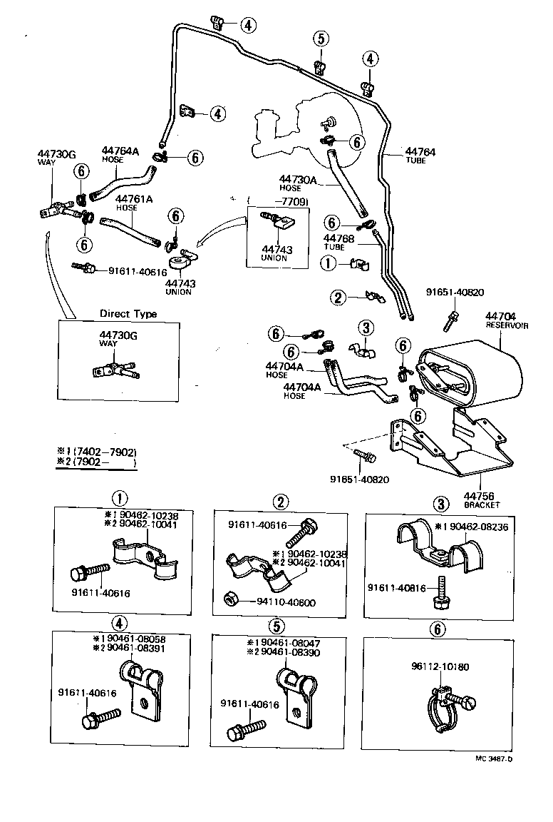 44690-30080 VALVE ASSY, VACUUM CHECK(FOR BRAKE) product image