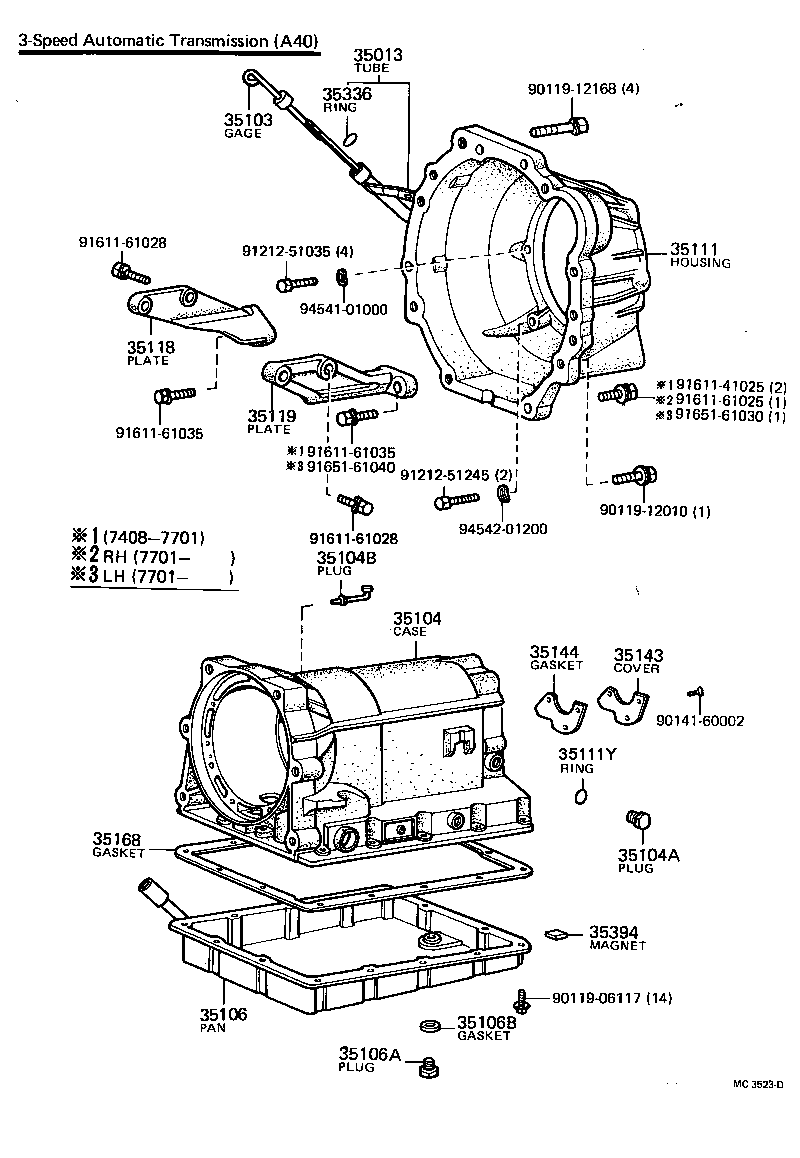 90116-08037 BOLT, STUD (FOR AUTOMATIC TRANSMISSION OIL PAN SETTING) product image