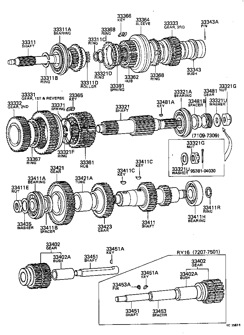 33481-36060 GEAR, SPEEDOMETER DRIVE (MTM) product image