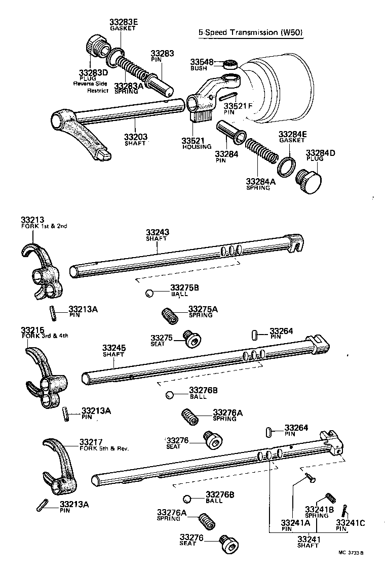 33212-22010 FORK, 1ST & 2ND SHIFT product image