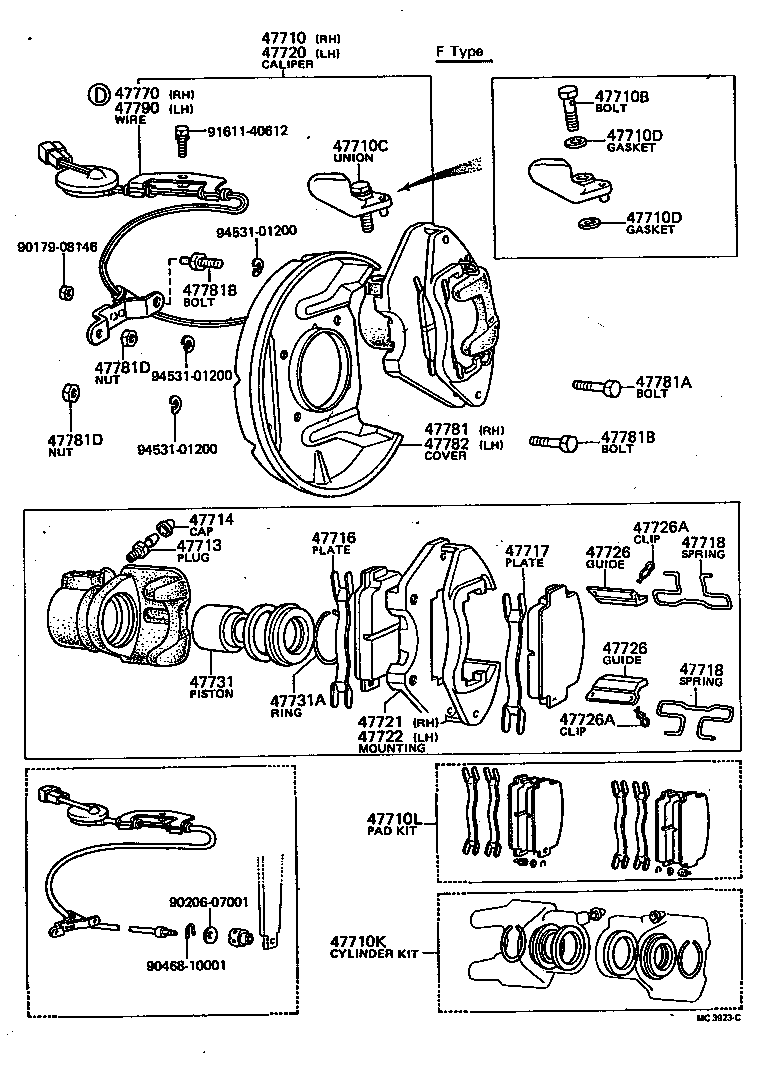 04465-22170 PAD KIT, DISC BRAKE, FRONT product image