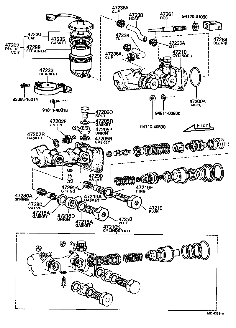 90405-10151 UNION(FOR MASTER CYLINDER FLUID OUTLET) product image