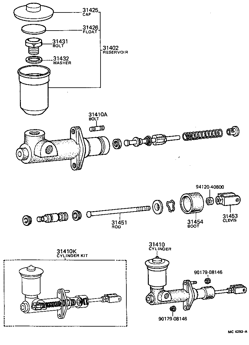 90116-08302 BOLT(FOR CLUTCH MASTER CYLINDER SETTING) product image