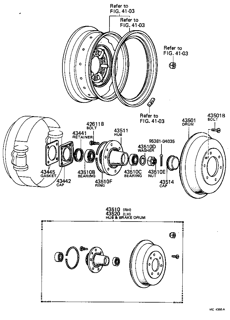 43423-55010 CAP, FRONT HUB GREASE product image