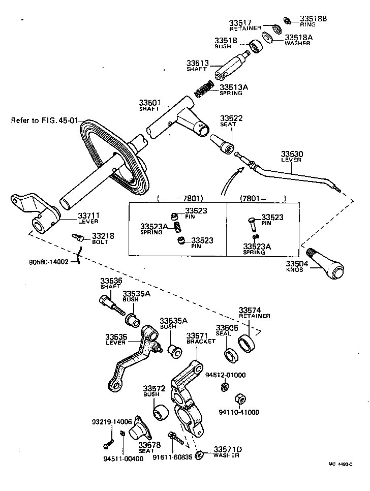 33750-35011 END, CONNECTING ROD, NO.2 (FOR COLUMN SHIFT) product image