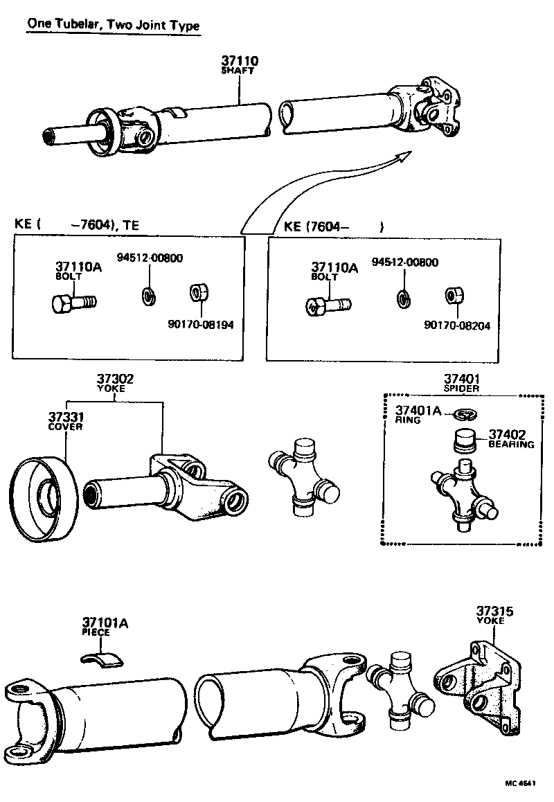 37239-12020 INSULATOR, CENTER SUPPORT BEARING HEAT product image