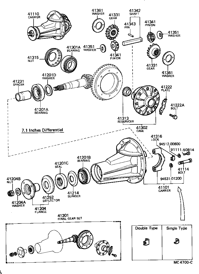41331-30021 GEAR, REAR DIFFERENTIAL SIDE product image