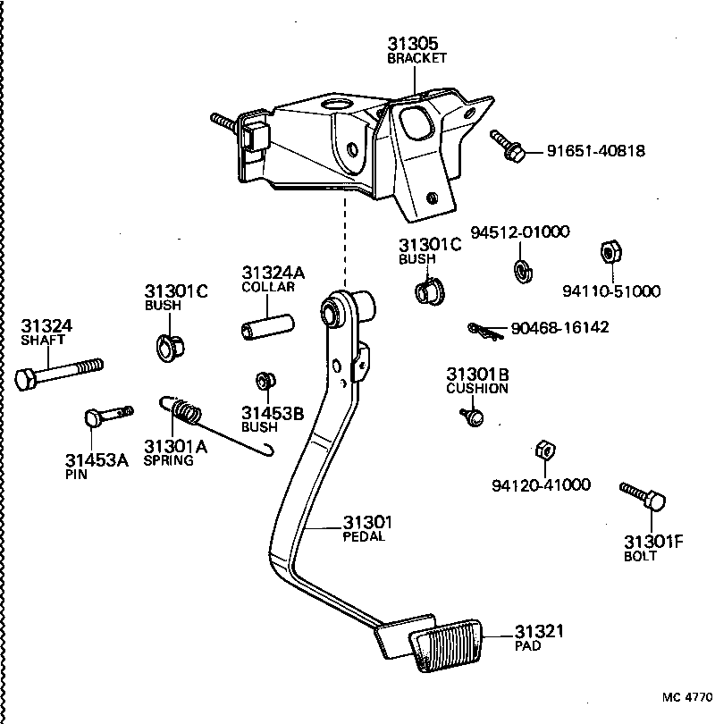 96940-33305 HOSE, CLUTCH, NO.1 product image