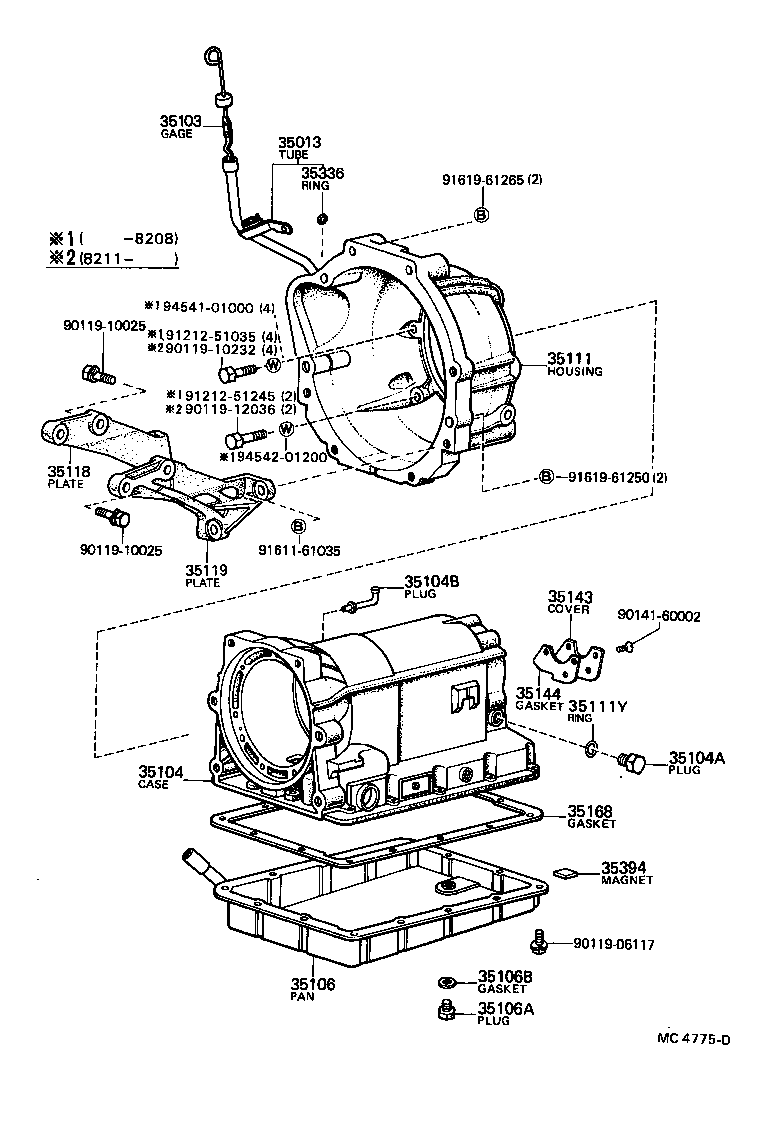 33119-30040 PLATE, STIFENER, LH (ATM) product image