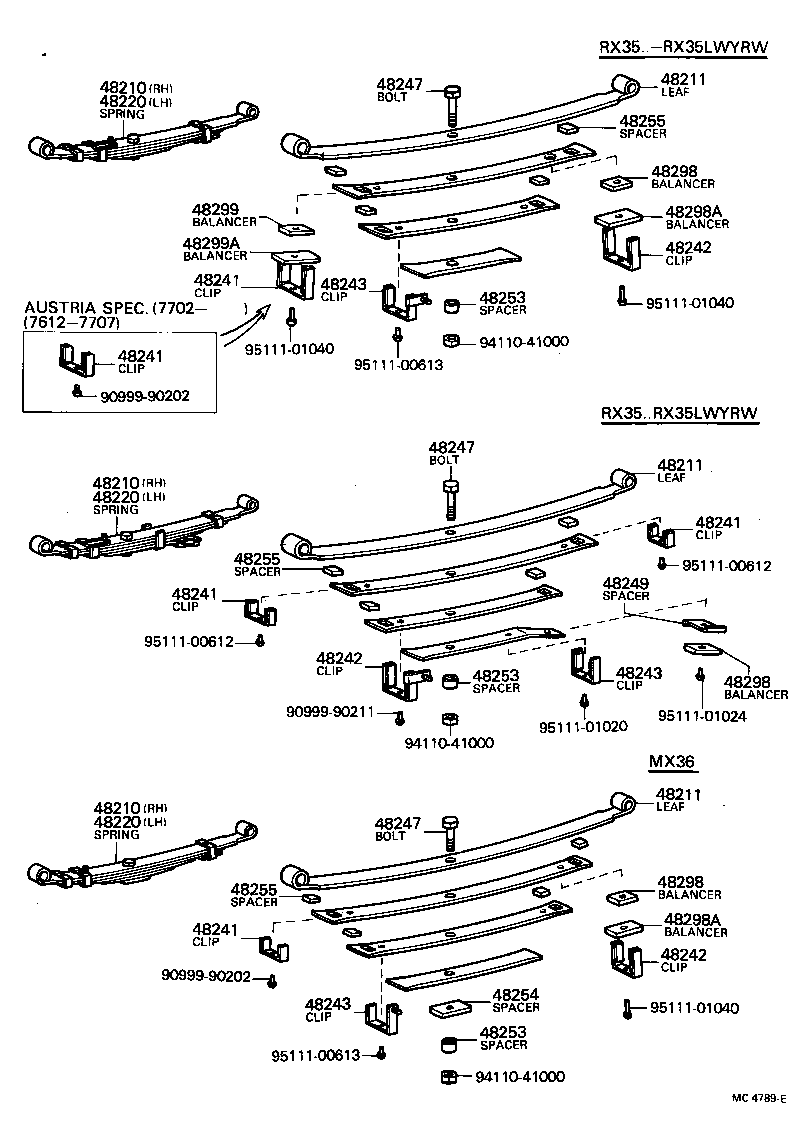 48258-22010 INSULATOR, REAR COIL SPRING, LOWER product image
