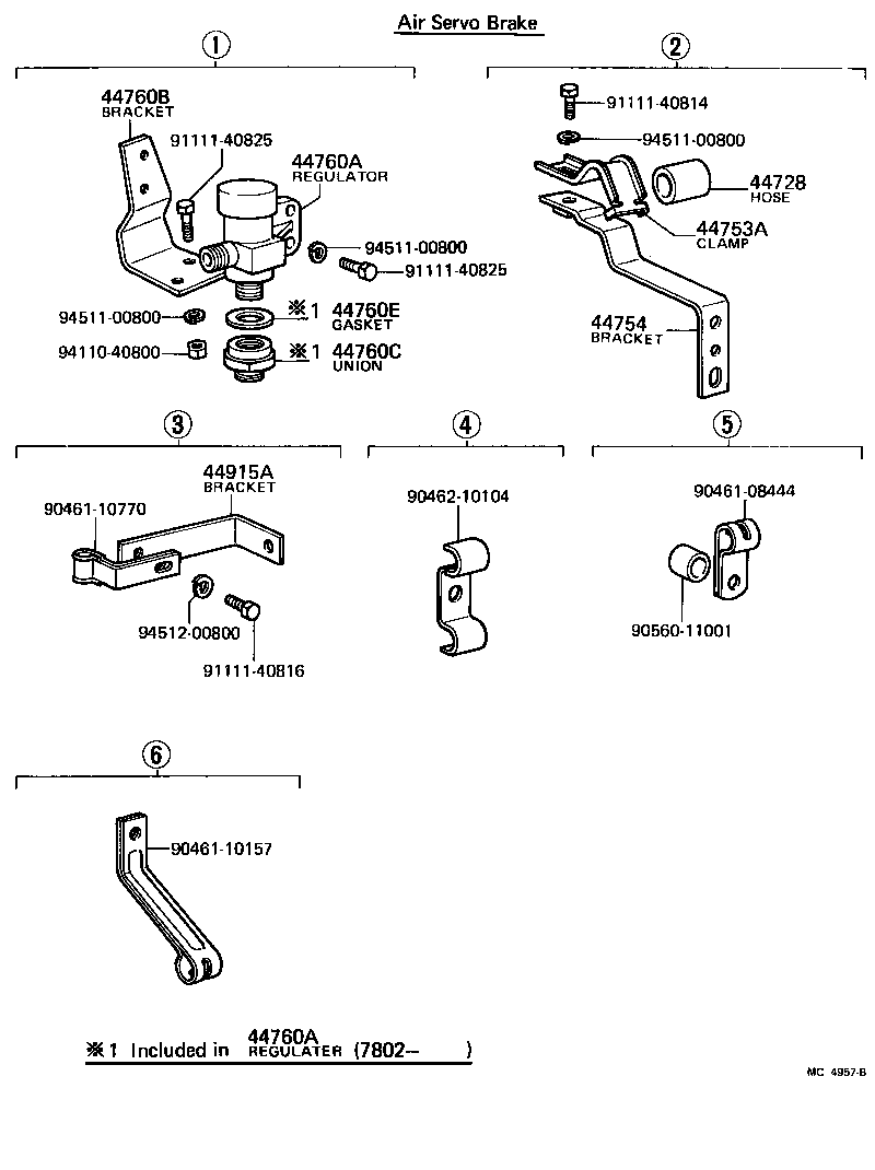 04441-55022 BOOSTER KIT, BRAKE product image