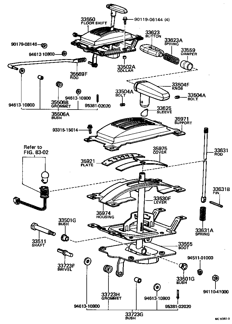 33555-20060 BOOT, SHIFT LEVER product image