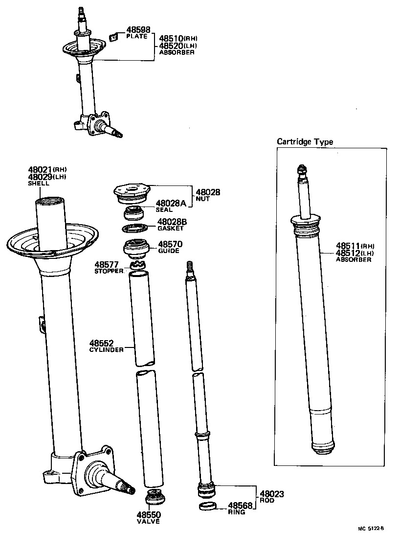 48131-14610 SPRING, FRONT COIL, RH product image